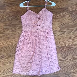 BeBop Spaghetti Strap Sweetheart Mini Dress